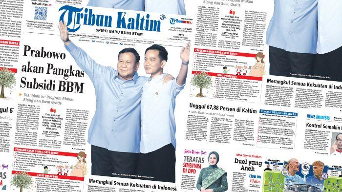 20240217_Tribun-Kaltim-hari-ini_Prabowo-Gibran_subsidi-BBM_makan-gratis-sus-gratis.jpg