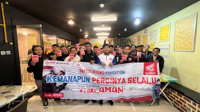 Astra Motor Kaltim 1 Ajak Komunitas Honda Gathering dan Sosialisasi Safety Riding