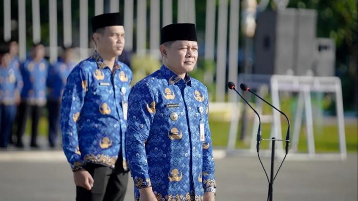 Pimpin Apel Korpri, Bupati Paser Ajak Masyarakat Terima Hasil Pemilu 2024 dengan Lapang Dada