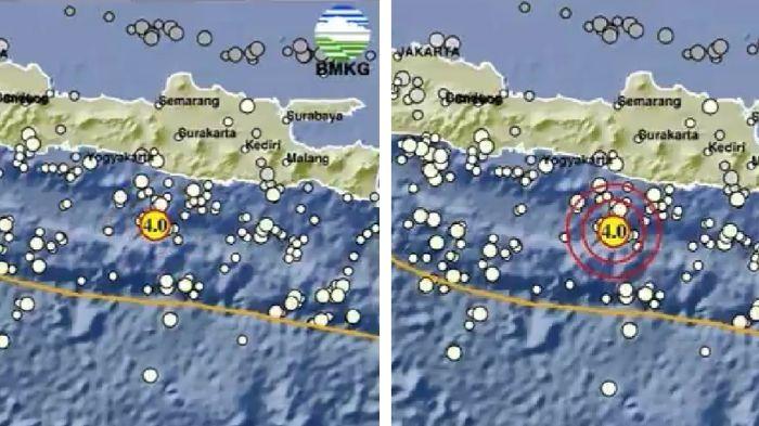 Gempa Terkini Baru Saja Magnitudo 4.0, Pusat Gempa 2 Menit Lalu di Gunungkidul DIY, Cek Info BMKG
