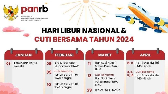 Cek Kapan Idul Fitri 2024, Simak Inilah Jadwal/Tanggal Libur Lebaran dan Cuti Bersama