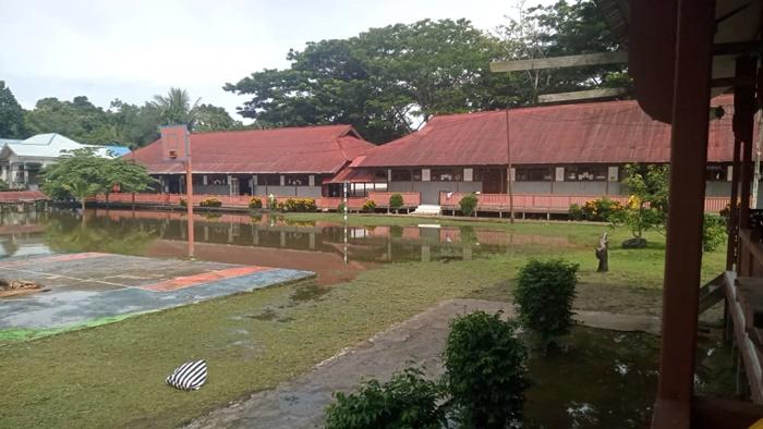 SMA Negeri 1 Long Bagun di Mahulu Terendam Banjir, Siswa Terpaksa Diliburkan