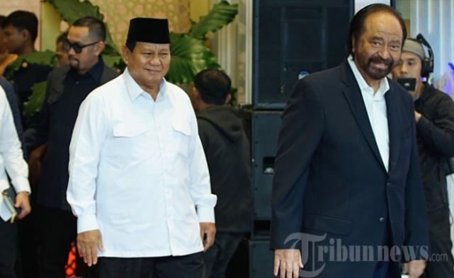 Jawaban Surya Paloh soal Tawaran Prabowo Gabung di Pemerintahan, Gerindra: PPP juga Jalin Komunikasi