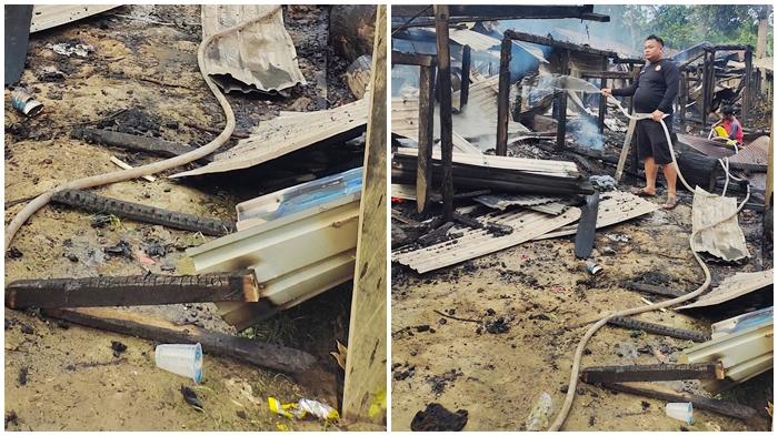 Kebakaran di Bentas Kutai Barat, 4 Rumah Ludes, Polisi Beber Kronologi Kejadian