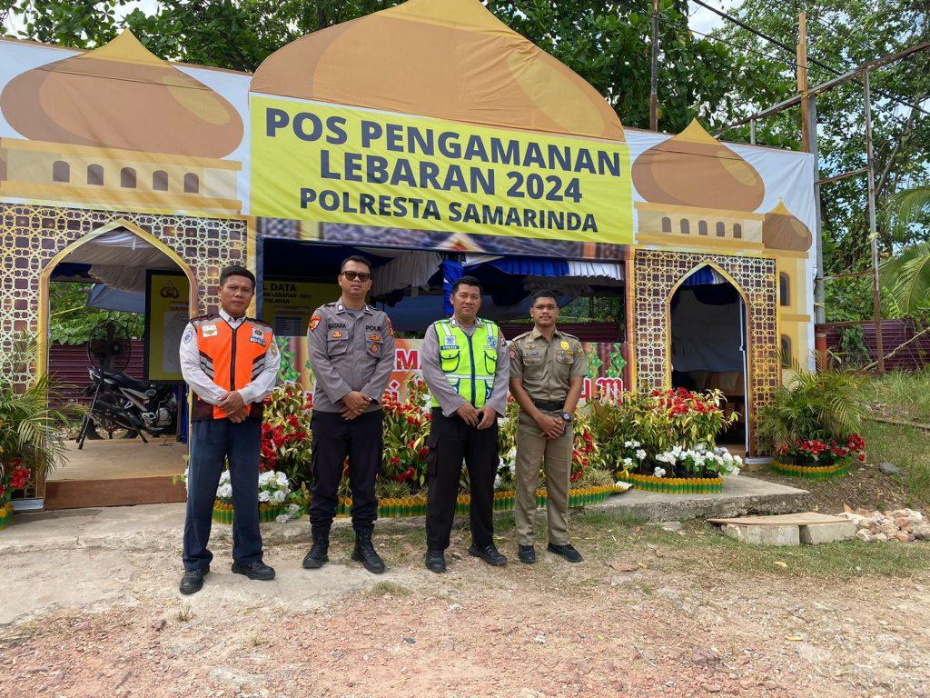 Simpang Empat Jembatan Achmad Amins Samarinda Kaltim Dijaga Polisi, Kapolsek Beber Tujuannya