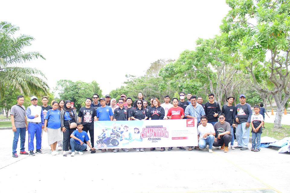 Astra Motor Kaltim 1 Gandeng Komunitas Motor Balikpapan pada Safety Riding Competition