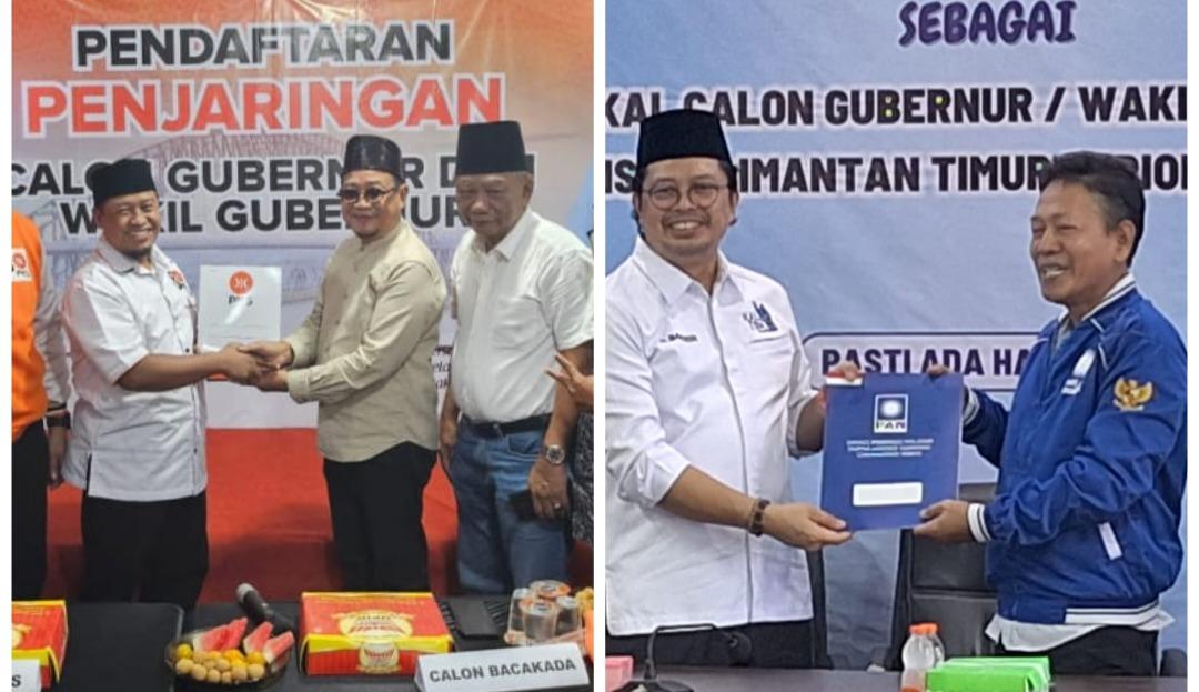 Isran Noor dan Mahyudin Berburu Dukungan Parpol untuk Pilkada Kaltim 2024