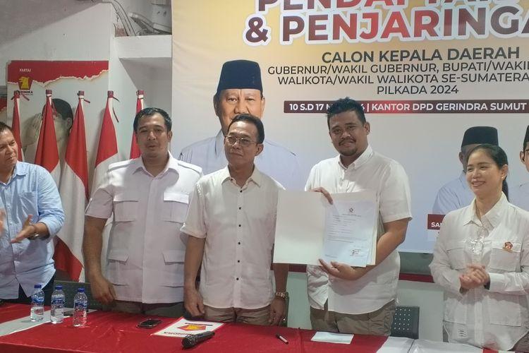 Bobby Nasution Resmi Gabung Gerindra, Langsung Daftar Bakal Calon Gubernur untuk Pilkada Sumut 2024