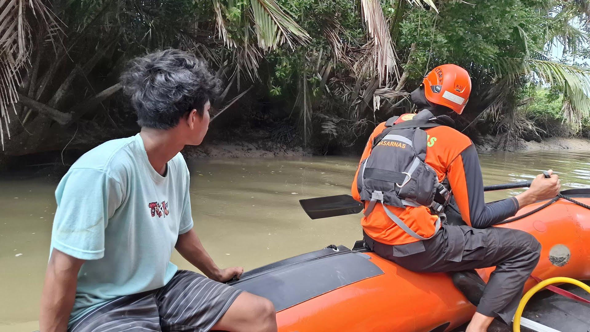 Tim SAR Hentikan Pencarian Lansia 70 Tahun yang Diterkam Buaya di Anggana Kutai Kartanegara