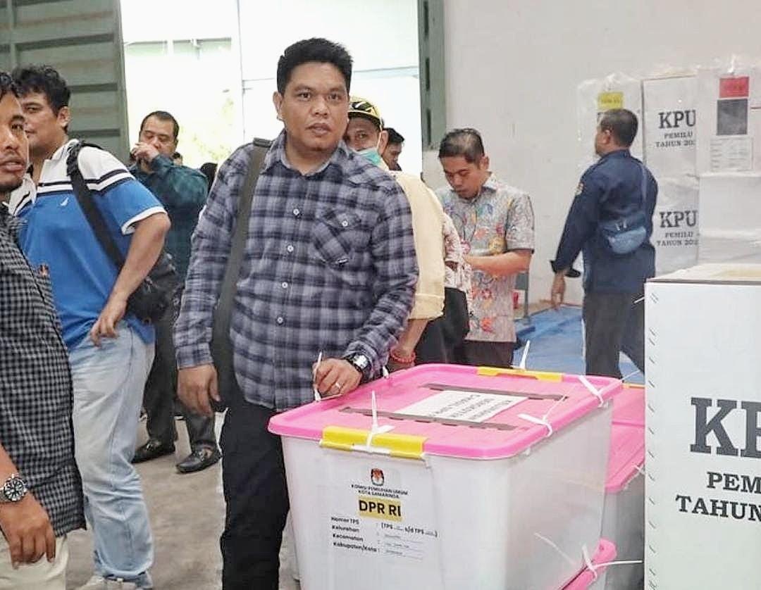 KPU Samarinda Kumpulkan 41 Kotak Suara dan Gelar Simulasi Perhitungan Suara Ulang Pileg 2024