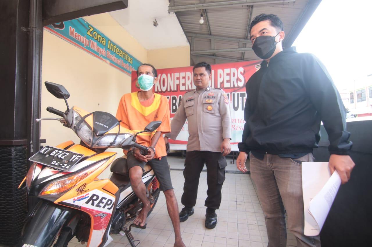Diparkir tak Terkunci Stang, Sepeda Motor Raib Digondol Pemulung di Balikpapan