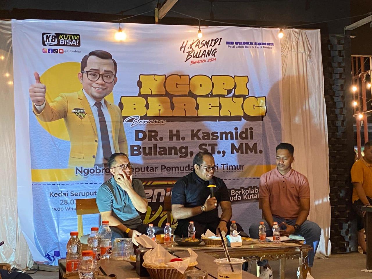 Kasmidi Bulang Bakal Calon Bupati Kutim 2024, Ajak Kawula Muda Manfaatkan Bonus Demografi