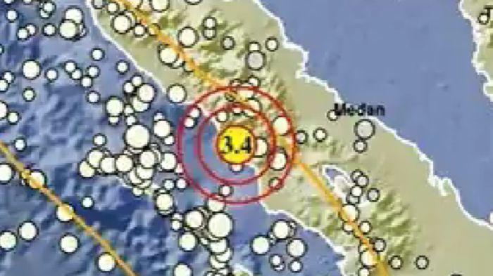 Baru Saja Gempa Magnitudo 3.4, Pusat Gempa 2 Menit Lalu di Aceh Selatan, Info BMKG
