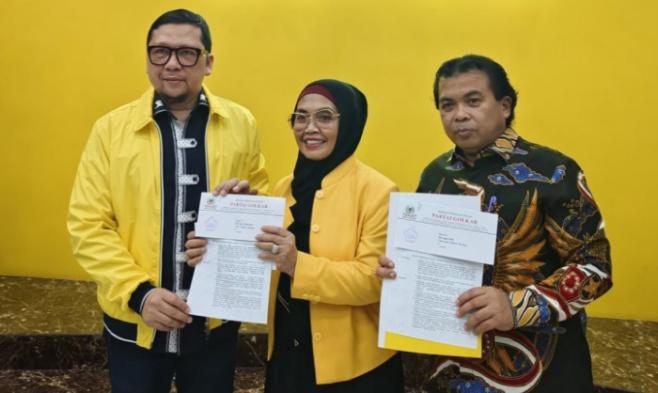 20240807_Pilkada-Bontang-2024_Neni-Moerniaeni_Agus-Haris_Golkar_bakal-paslon.jpg