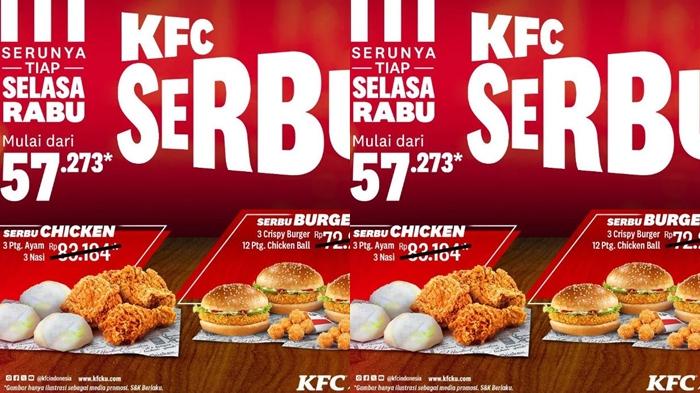 Katalog Promo KFC Hari ini 7 Agustus 2024, Makan Kenyang Bertiga hanya Rp 57 Ribuan