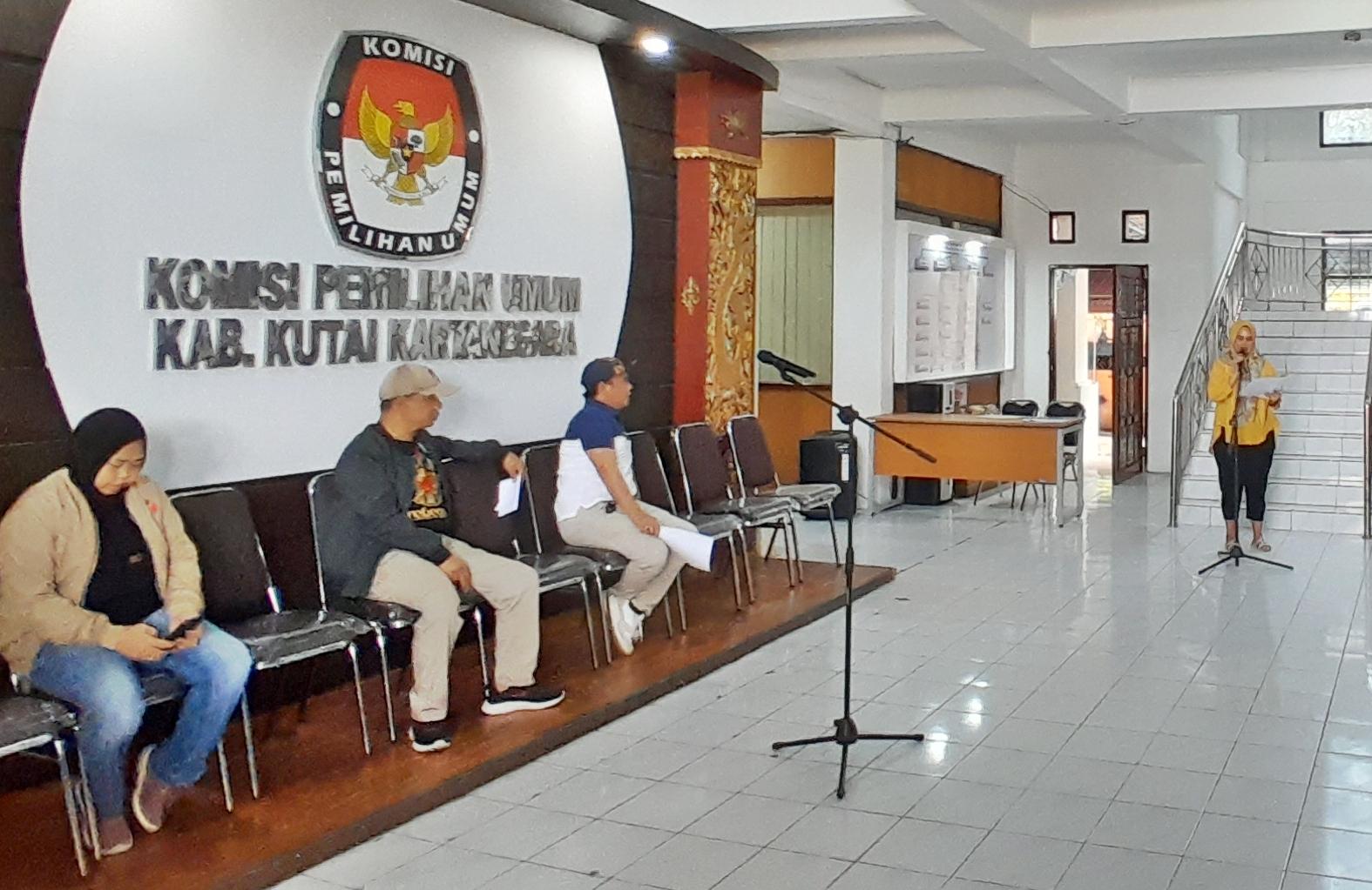 Simulasi Pendaftaran Calon Pilkada Kukar 2024, KPU Koordinasi ke RSUD AM Parikesit