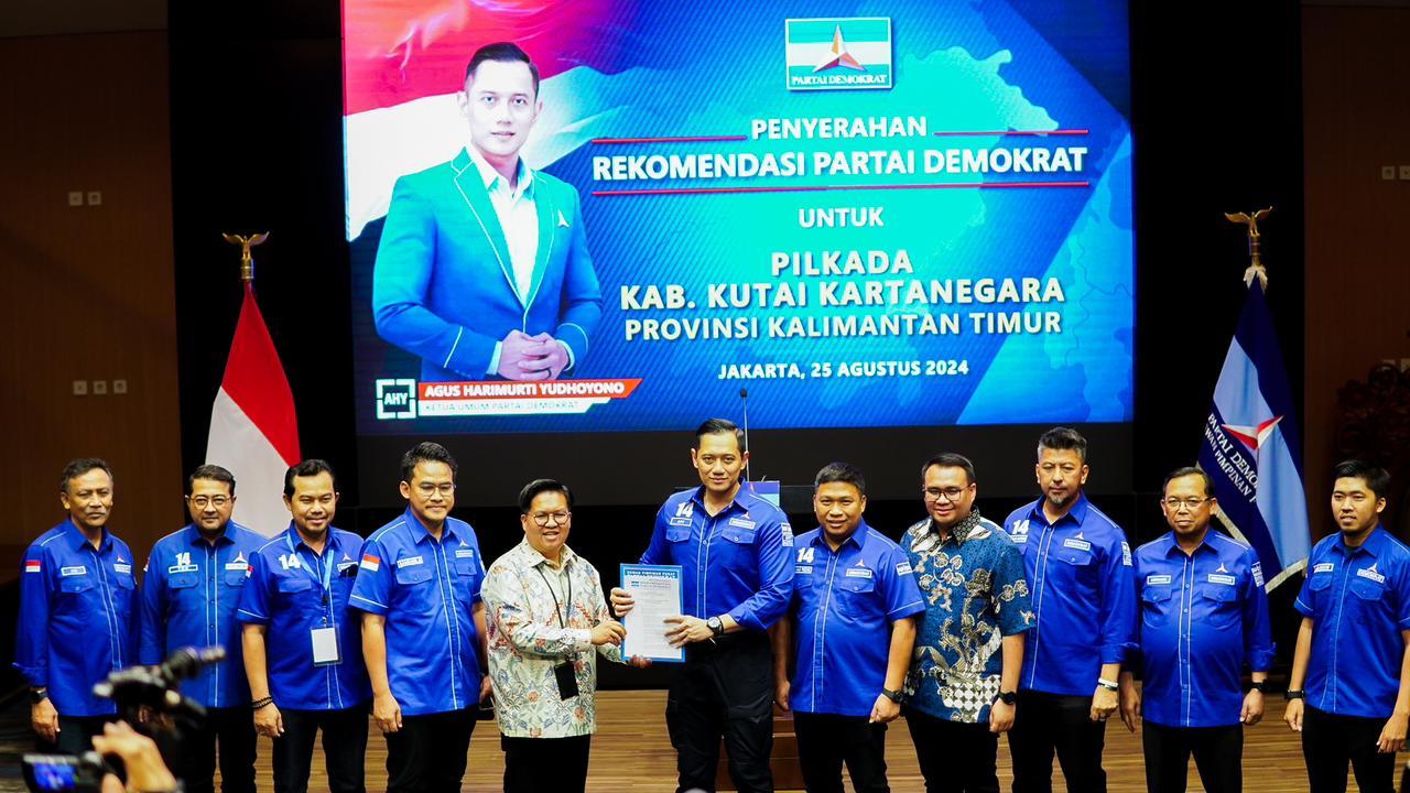 AHY Yakin Edi Damansyah-Rendi Solihin Mampu Menang Pilkada Kukar 2024