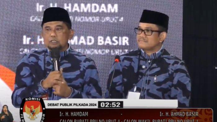 Hamdam Jelaskan Program Satu Rumah Satu Sarjana, Jawab Masalah SDM Unggul di Debat Pilkada PPU 2024