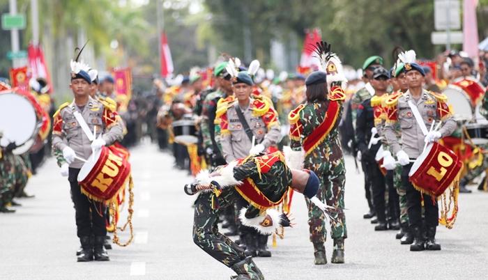 Sambut HUT Brimob ke 79, Kirab Bertajuk "Api Semangat Brimob" Digelar di Lapangan Merdeka Balikpapan