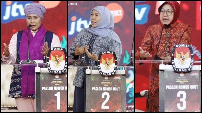 Peluang Risma dan Luluk Jelang Pencoblosan, 5 Hasil Survei Pilkada Jatim 2024 Elektabilitas Khofifah