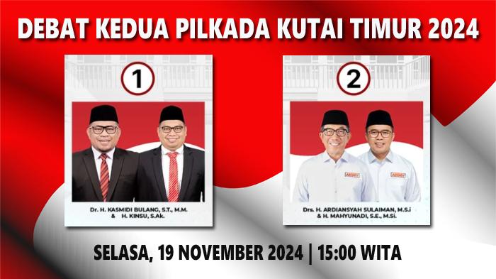 Debat Pilkada Kutim 2024, Paslon Kasmidi Bulang-Kinsu Papar Visi Misi, Modal UMKM Bunga Nol Persen