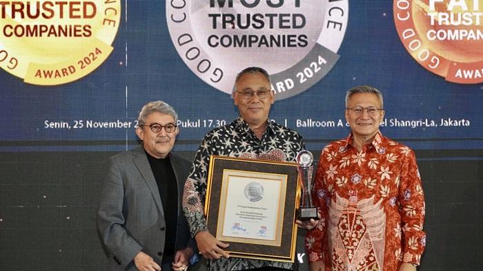 Komitmen Terhadap GCG, PKT Pertahankan Predikat The Most Trusted Company 5 Tahun Berturut
