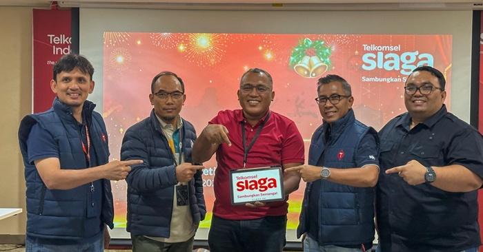 Sambut Nataru, Telkomsel Siagakan 76.000 BTS dan 10 Unit Combat BTS  Area Pamasuka