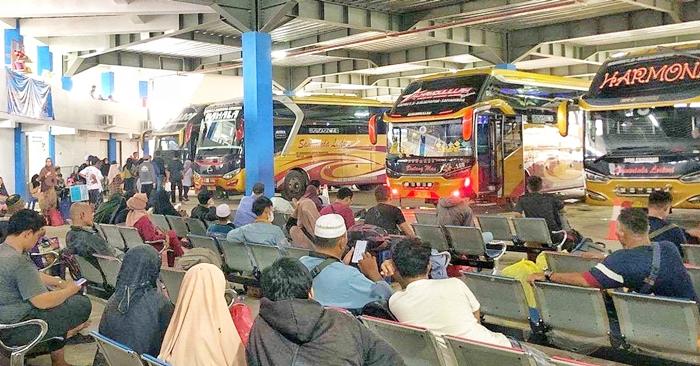 Penumpang Bus Tujuan Kalsel dari Terminal Samarinda Seberang Naik 50 Persen saat Momen Libur Nataru
