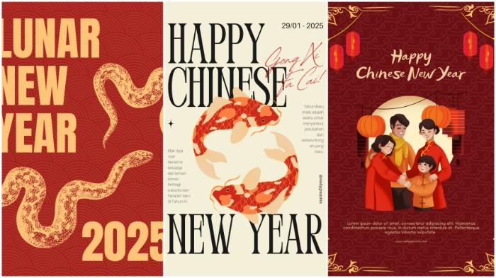 30 Ucapan Tahun Baru Imlek 2025 dalam Tulisan Mandarin dan Artinya, Cocok dipasang di Media Sosial