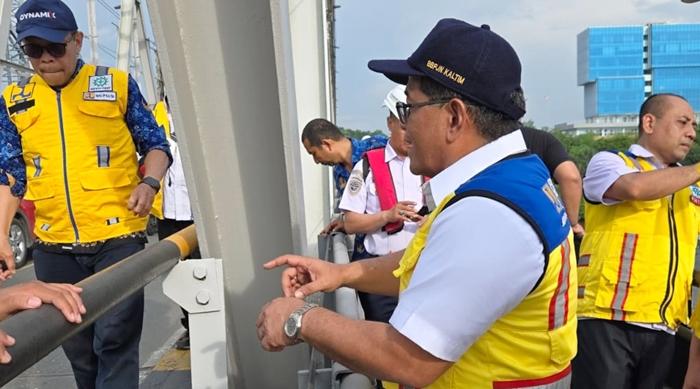 KSOP dan Polresta Samarinda Meminta Keterangan Kru Kapal Tongkang yang Tabrak Jembatan Mahakam
