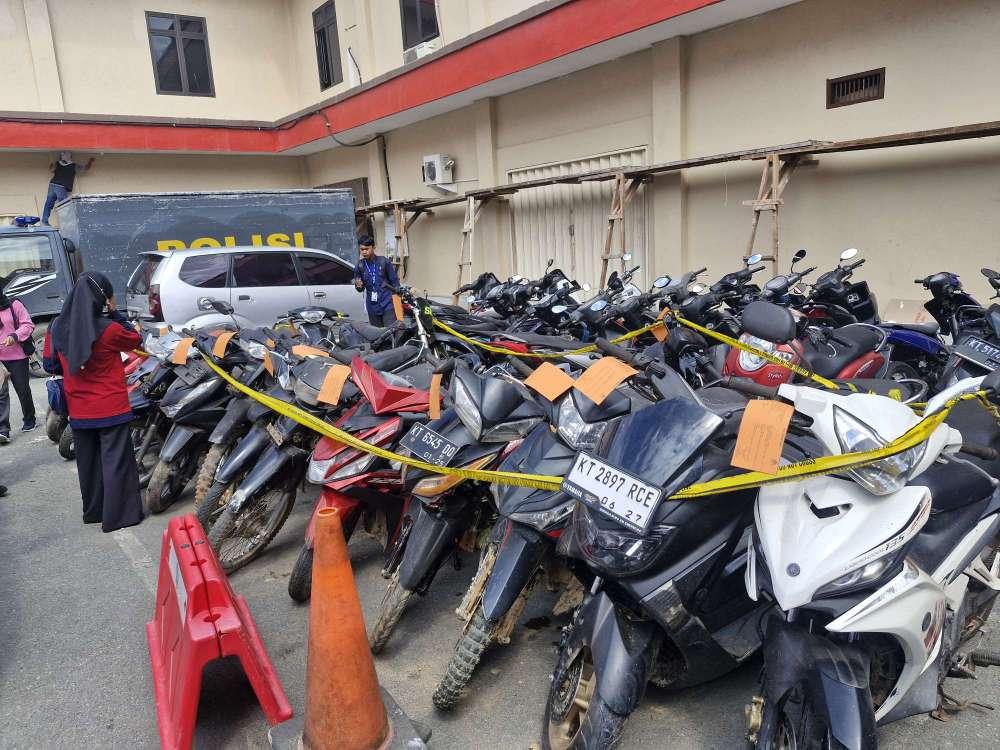 2 Bulan Beraksi di Bontang, Pelaku Curi 20 Motor, Dijual Murah dan Ditukar dengan Kayu