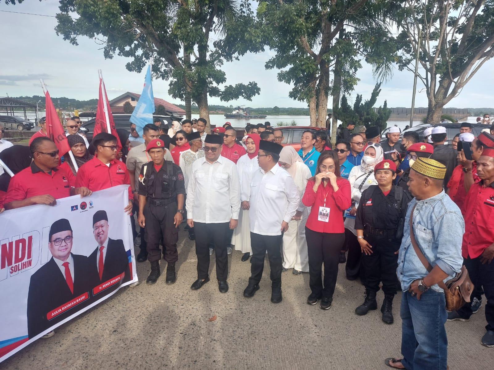 Mendaftar ke KPU Kukar, Aulia Rahman Basri Siap Dampingi Rendi Solihin di PSU Pilkada