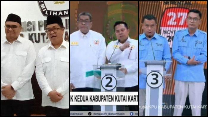 Daftar Nomor Urut Paslon di PSU Pilkada Kukar 2024, Jadwal Debat Aulia-Rendi, AYL-AZA dan Dendi-Alif