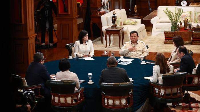 Pertemuan Prabowo dengan 7 Jurnalis di Hambalang: 3 Jam Pembahasan Isu Penting, Apa Saja?