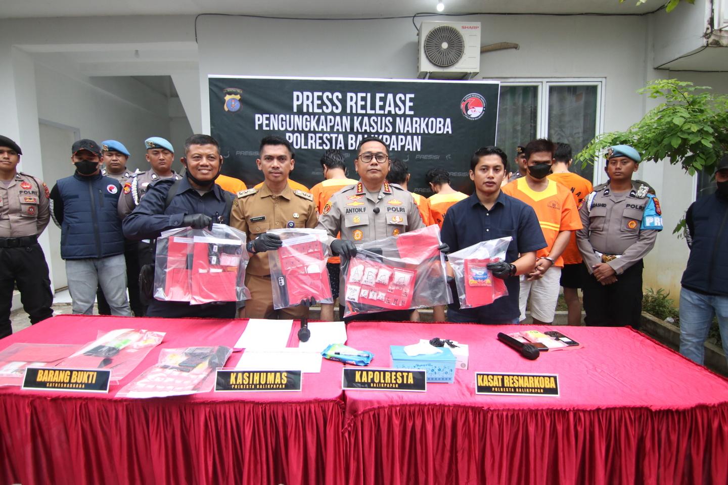 127 Kasus Narkoba Berhasil Diungkap Polresta Balikpapan, Termasuk Jaringan di Apartemen Mewah