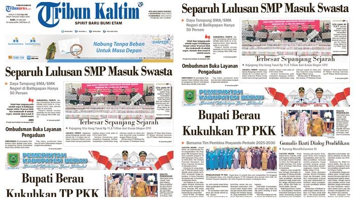 20250618_Tribun-Kaltim-hari-ini-18-Juni-mengangkat-soal-SPMB-di-Kaltim.jpg