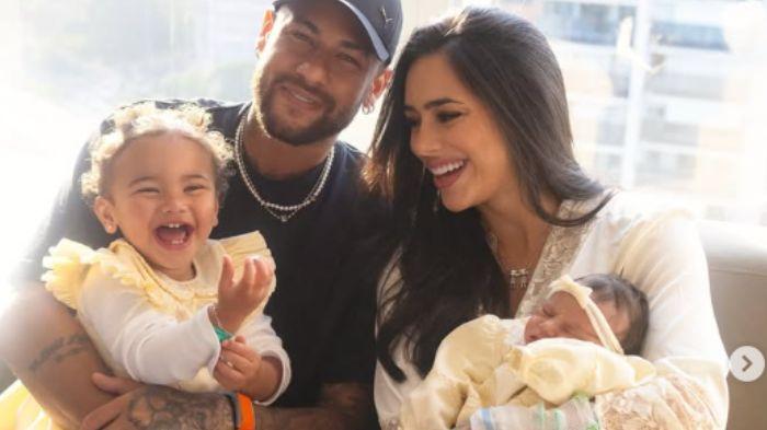 Neymar Sambut Kelahiran Anak Perempuan Kedua dari Bruna Biancardi, Bintang Brasil jadi Ayah 4 Anak