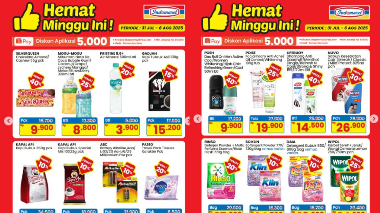 Katalog Promo Indomaret Hari Ini Spesial Akhir Bulan 31 Juli 2025