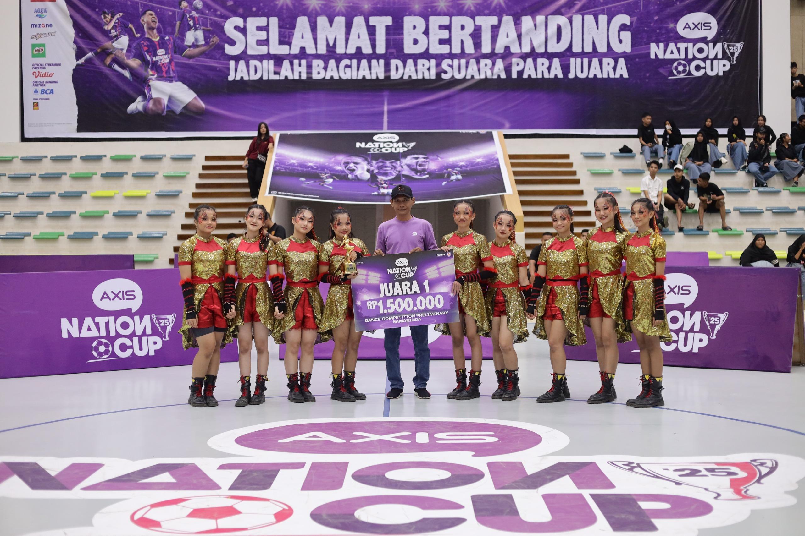 Tim VNYX dari SMA Katolik SF Assisi Samarinda  Raih Juara 1 Dance Competition AXIS Nation Cup 2025