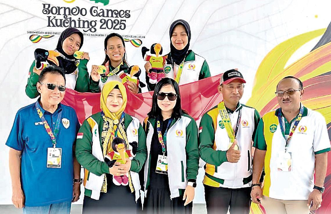 Atlet Kaltim Sabet 12 Emas di Sukan Borneo 2025, Raih Posisi Ketiga