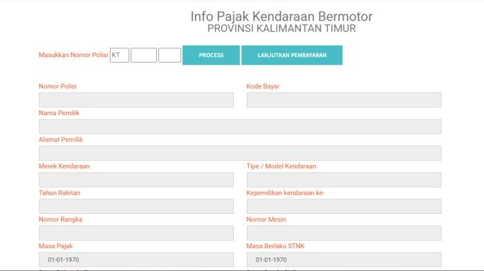 Cara Cek Besaran Pajak Kendaraan lewat Simpator Kaltim, bisa Lanjut Bayar via e-Wallet