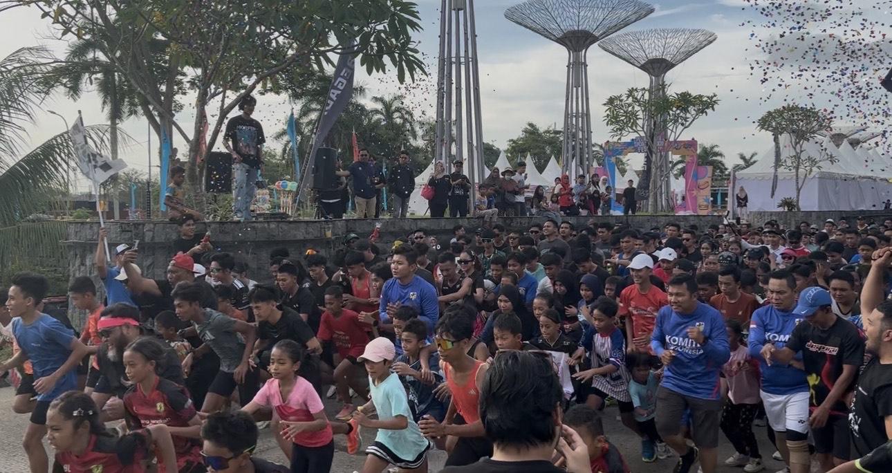 KNP Kukar Gelar Fun Run di Pekan Raya Pemuda Idaman Terbaik, Gaungkan Semangat Sumpah Pemuda