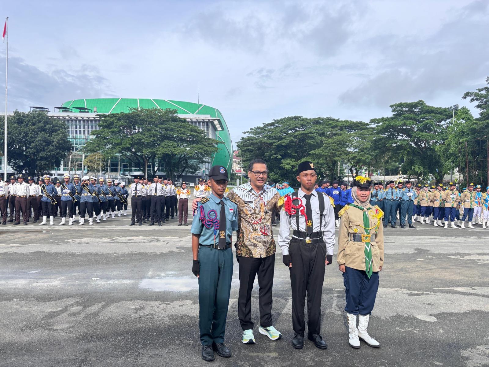 Ratusan Pemuda Kaltim Ramaikan LKBB dan Kirab Pemuda, Dispora Tanamkan Semangat Kedisiplinan