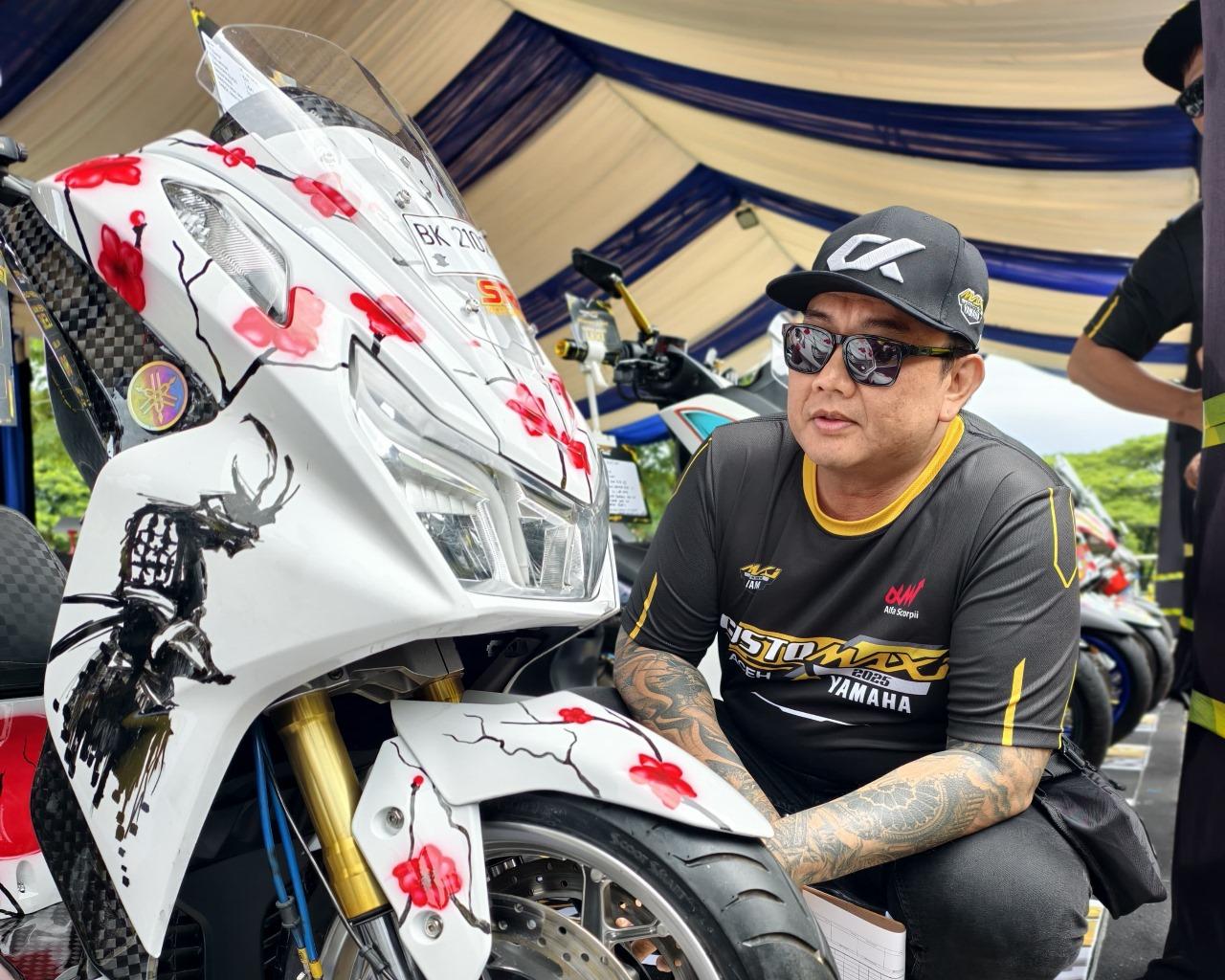 Modal 40 Jutaan, LEXI LX 155 Japan Look Sukses Juarai Kategori Elit di Event CustoMAXI 2025 Aceh