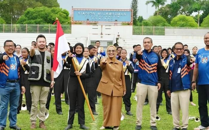 Marching Band Pupuk Kaltim Bontang Wakili Indonesia ke Panggung Dunia