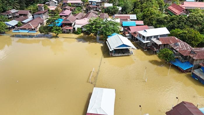 Banjir di Kutai Timur Makin Meluas, Desa Batu Timbau Kecamatan Batu Ampar Terdampak