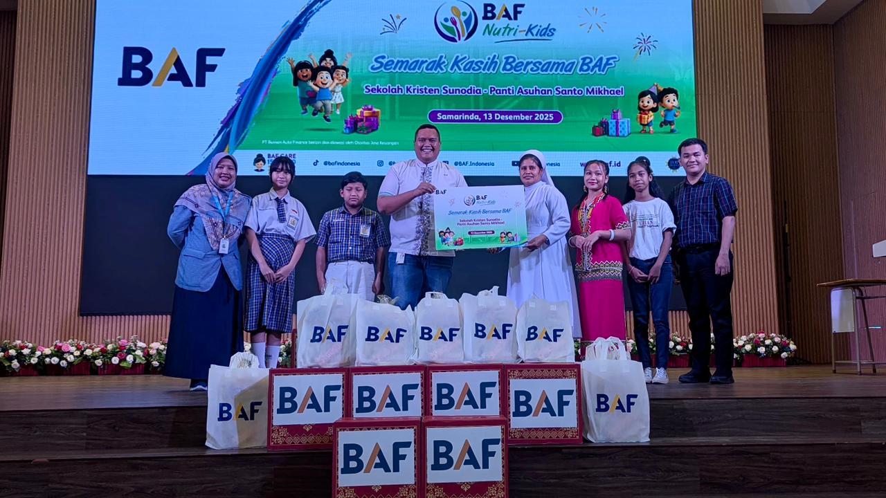 PT Bussan Auto Finance Berbagi Bingkisan ke 1.000 Anak Panti Asuhan via BAF Nutri-Kids