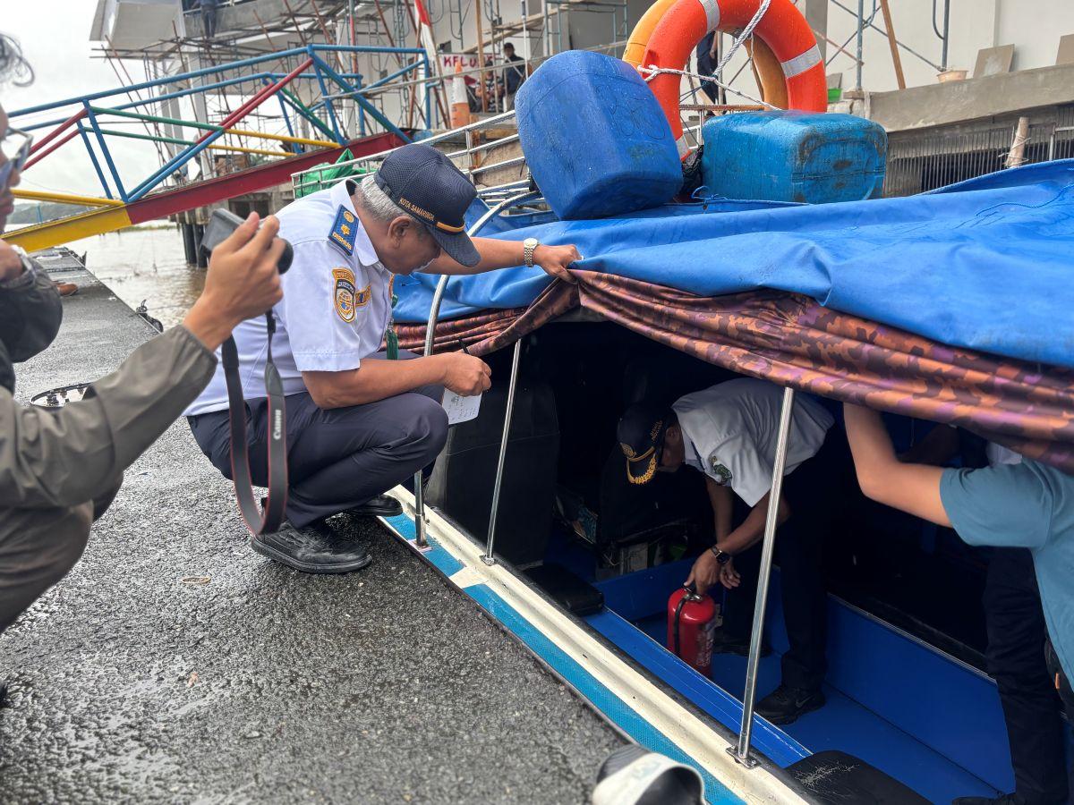 Jelang Nataru, Dinas Perhubungan Ramp Check Angkutan Sungai di Samarinda