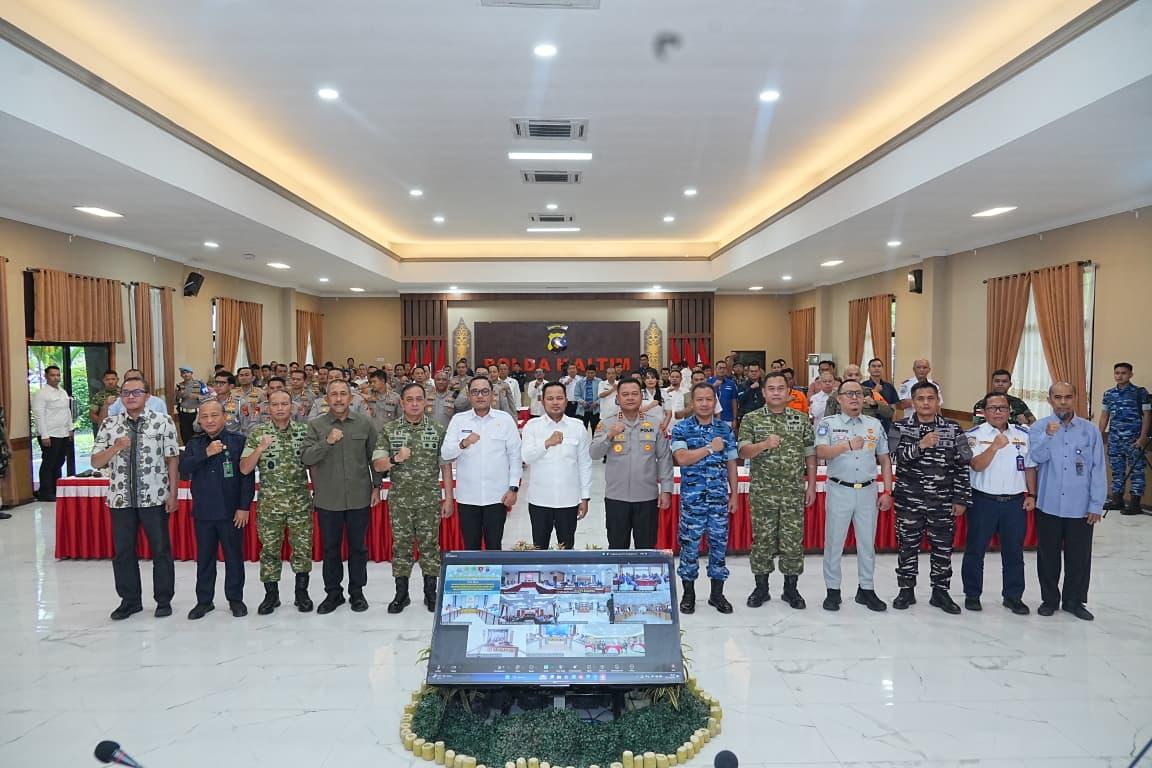 Polda Kaltim Rakor Antisipasi Lonjakan Aktivitas Libur Natal Tahun Baru dan Cuaca Ekstrem