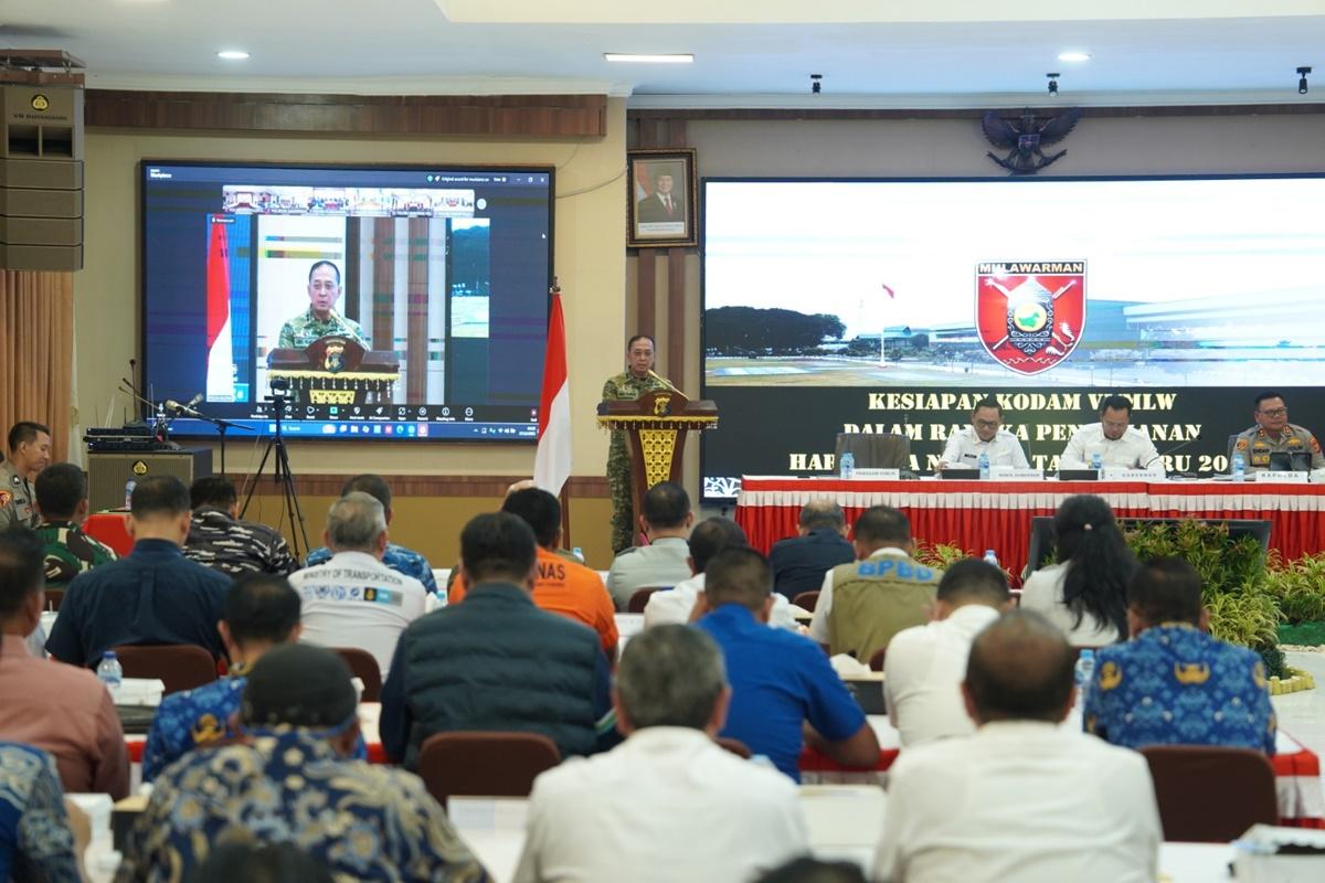 840 Anggota Kodam VI/Mulawarman Jaga Keamanan Tempat Ibadah hingga Wisata saat Nataru di Kaltim